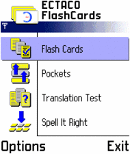 ECTACO FlashCards English <-> Dutch for Nokia screenshot